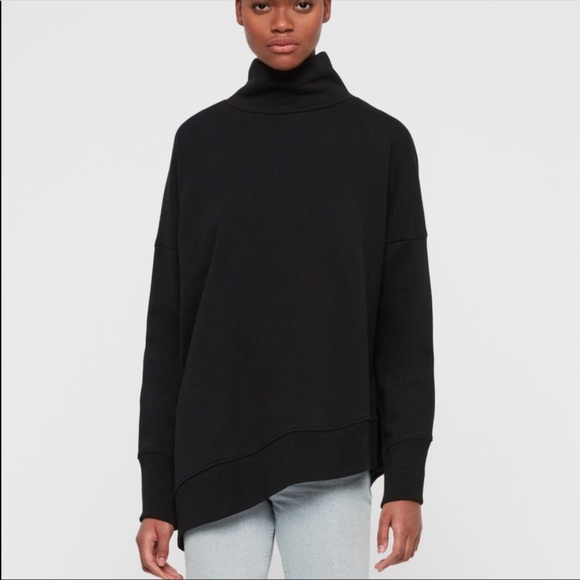 roll neck sweatshirt